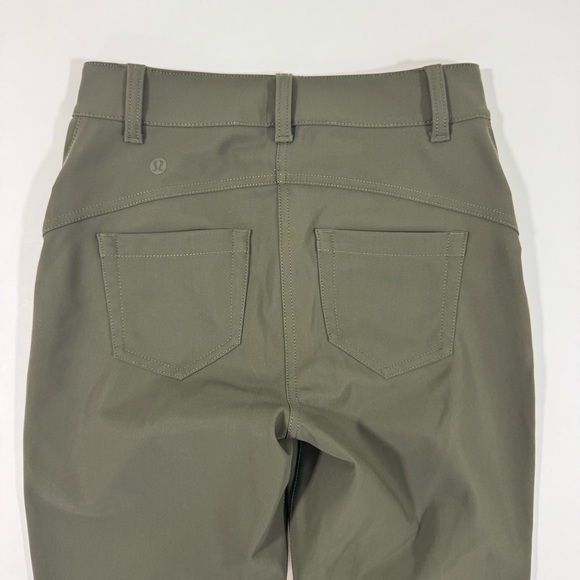 Lululemon City Sleek 5 Pocket 7/8 Pant Dark Olive - Picture 4 of 7